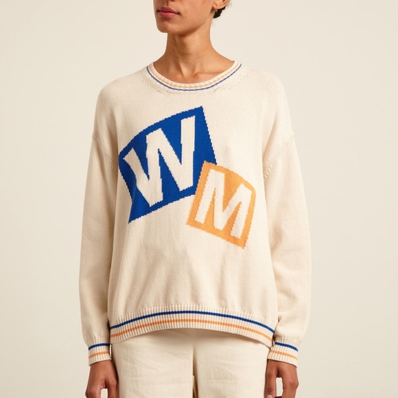 Weekend Max Nara Label-cut Cotton Blend Yarn Sweater Sz: Small US4/6 Fall/Winter - Picture 3 of 15